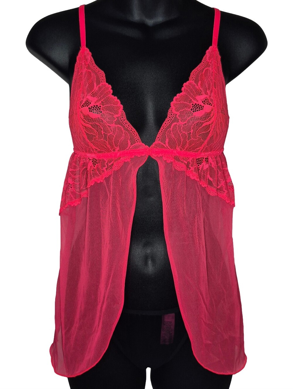 LaSENZA Sheer Lace Babydoll Top